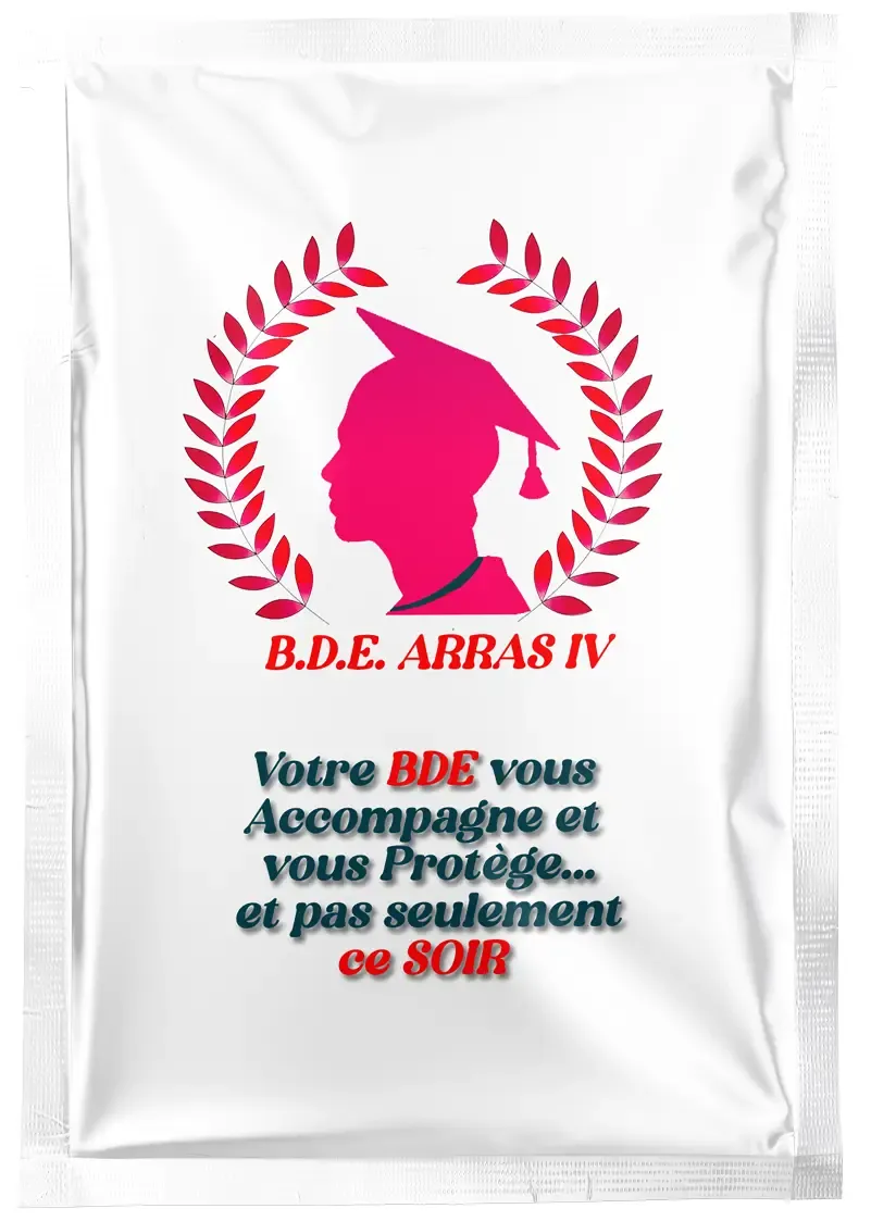 Protège-verre Topee personnalisé présenté dans sa pochette de distribution