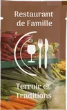 Lingette rince-doigts personnalisée, thème restaurant traditionnel
